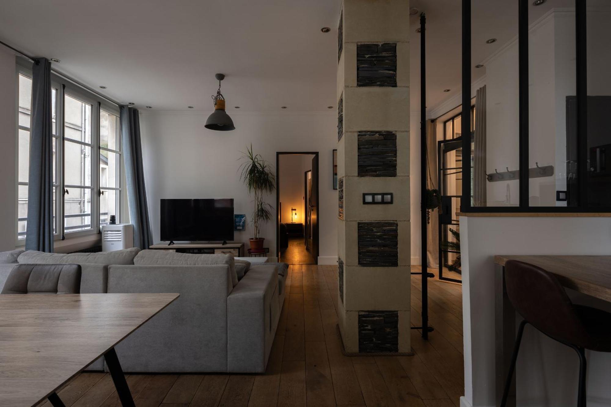 Appartement Spacieux Au Coeur D'Angers Etage 1 - 6 Personnes Luaran gambar